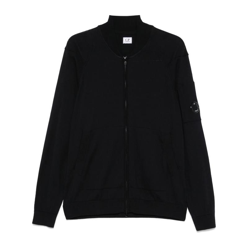 C.P. Company 男士 SS25 毛衣 ISLAND LENS 海滩全拉链针织开衫