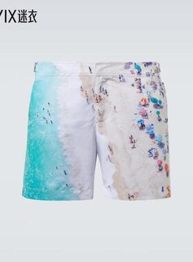 Orlebar Brown 男款x Malin Bulldog 灰色泳裤 迷衣时尚