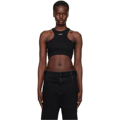 Off-White 女士 SS26 背心 黑色 Rowing