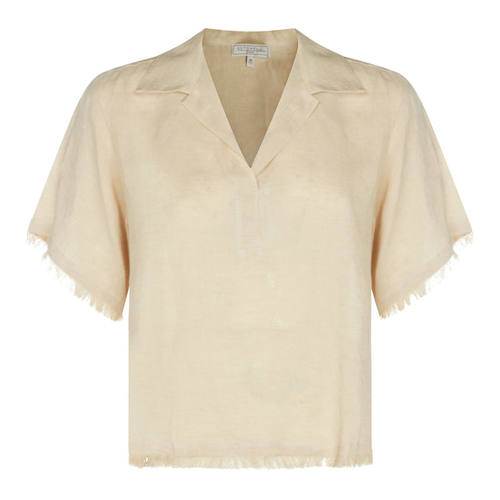 Antonelli Firenze 女士 SS26 衬衫 浅褐色亚麻