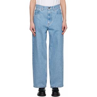 Carhartt WIP 卡哈特 女士 牛仔长裤 蓝色 Brandon 牛仔裤
