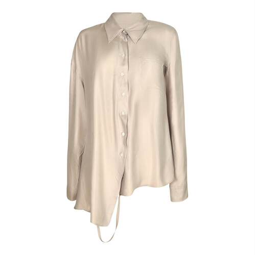 Ann Demeulemeester 安·迪穆拉米斯特 女士 SS24 衬衫 Jula 落肩