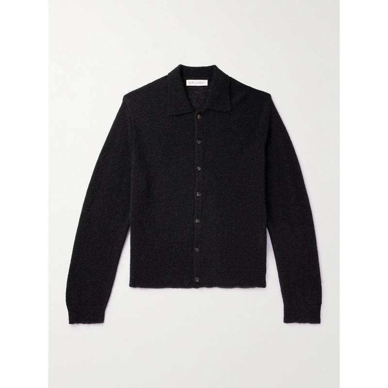 Our Legacy 男士 衬衫 晚装羊驼毛混纺针织开衫,男装,衬衫,淘宝优惠券,粉丝福利购,淘宝优惠卷