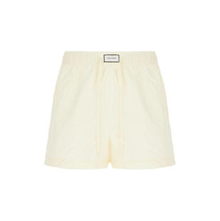 短裤 Entire SS26 男士 奶油色棉质百慕大 Studios