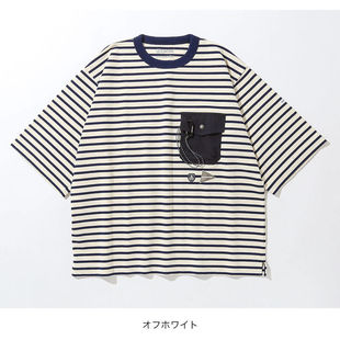 T恤 男士 条纹短袖 Wander And