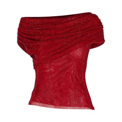 Self-Portrait 女士 SS26 上衣 自画像装饰垂褶