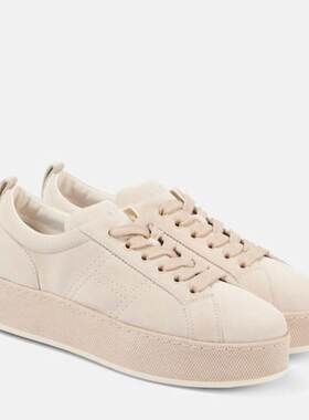 Hogan 霍根 女士 运动鞋 H681 绒面革防水台