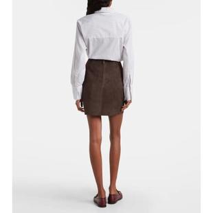 ROTATE 女士 迷你裙 绒面革迷你半身裙