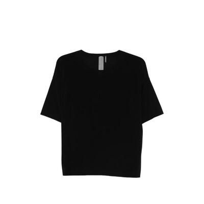 Norma Kamali 诺玛·卡玛丽 女士 SS26 T恤 POLYESTER-BLEND 黑色