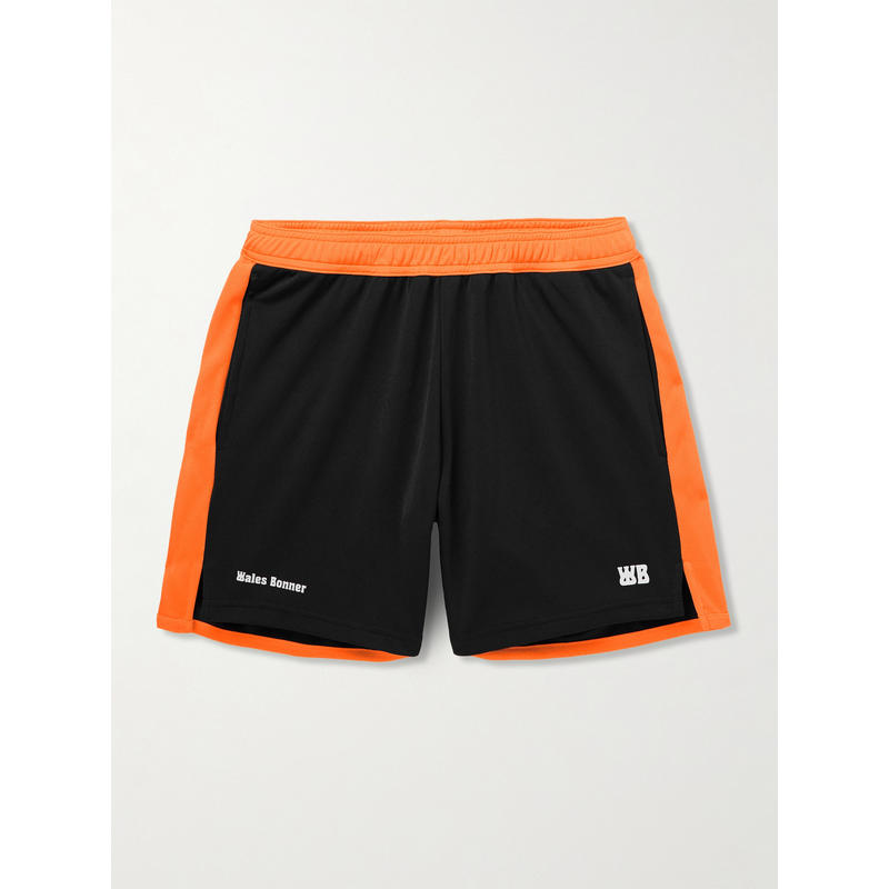 Wales Bonner 男士 SS25 运动短裤 運動平紋短褲