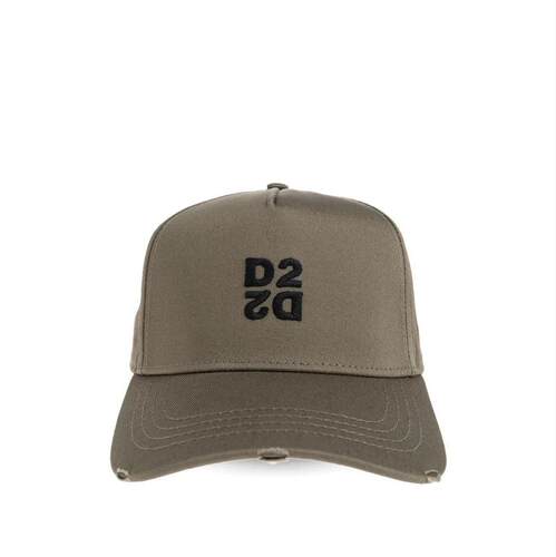 DSquared2 D二次方 男士 FW26 棒球帽 DSQUARED2 Logo刺绣仿旧