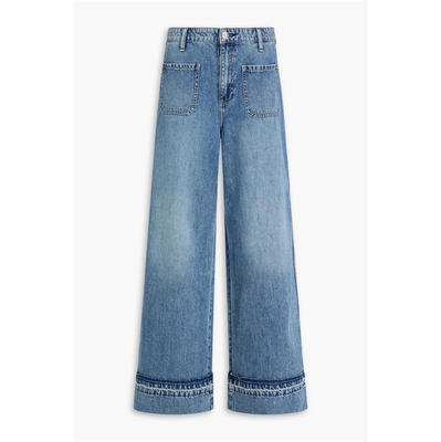 Rag  Bone 瑞格布恩 女士 牛仔长裤 Marina 高腰阔腿牛仔裤