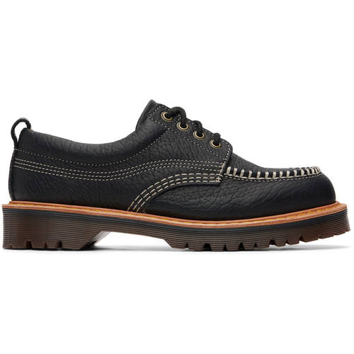 Dr. Martens 马丁博士 男士 休闲皮鞋 黑色 Lowell 德比鞋