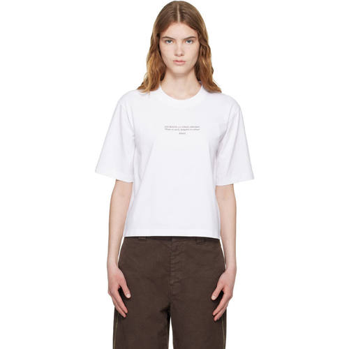 Off-White 女士 T恤 白色 Statement Boxy