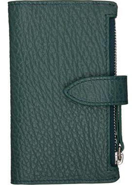 Maison Margiela 男士 卡包 绿色 Four Stitches Zip 卡包
