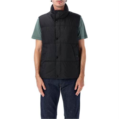 Stone Island 石头岛 男士 马甲 Island Reps NY 石头色褶皱背心