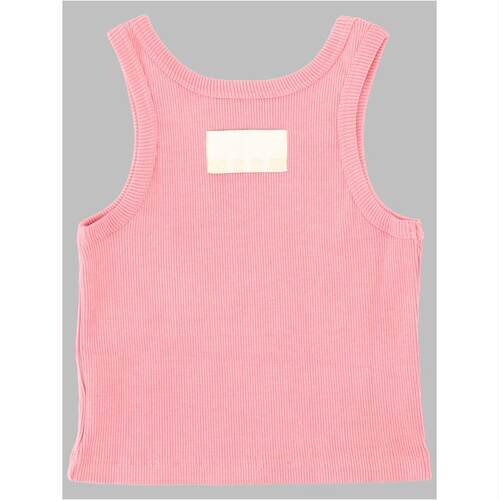 MSGM 女童 SS26 背心 CON 徽标上衣童装