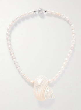 Julietta 女士 秋冬新品 Mykonos 镀银淡水珍珠贝壳 项链吊坠