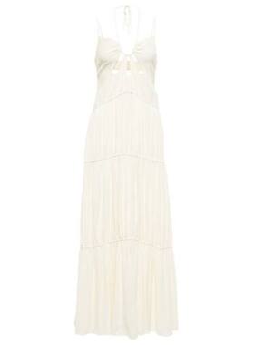 SIMKHAI 女士 中长连衣裙 Lina 剪口挂脖长款连衣裙