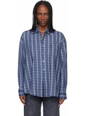 Our Legacy 女士 衬衫 海军蓝 Borrowed