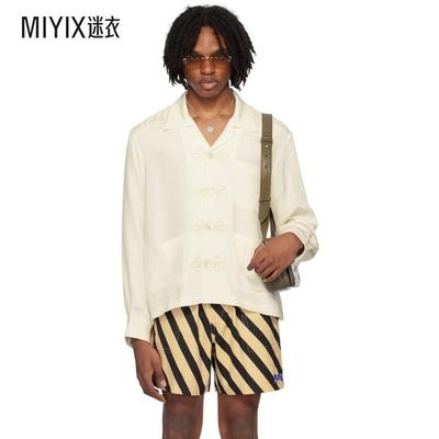 Bode  男士 灰白色 Trillium 衬衫