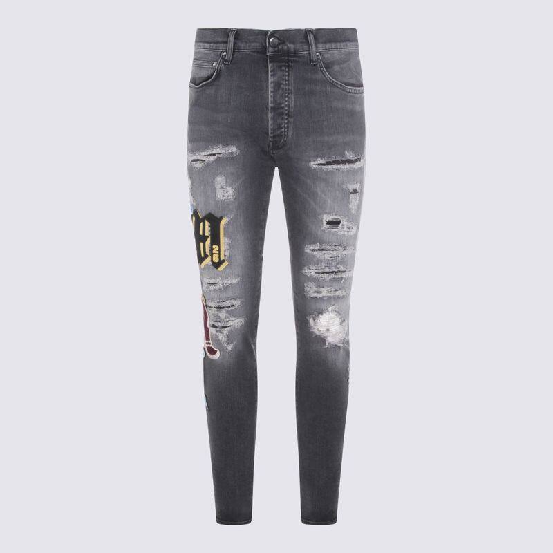 Amiri 埃米尔 男士 SS26 牛仔长裤 Amiri 仿旧紧身牛仔裤