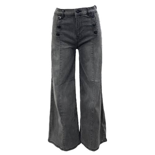TWINSET 中性（儿童） FW25 长裤 牛仔黑色裤子童装
