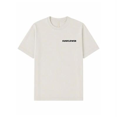 SUNFLOWER 男士 FW25 上衣 CON 徽标T恤