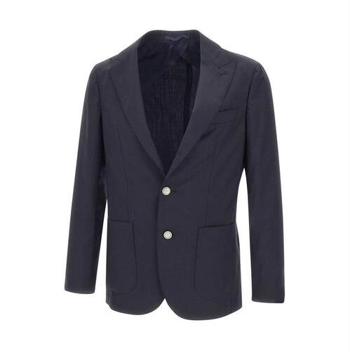 BARBA Napoli 男士 SS26 西装外套 Barba 单排扣修身