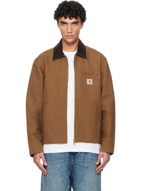 Carhartt WIP 男士 夹克 棕色 Detroit 夹克