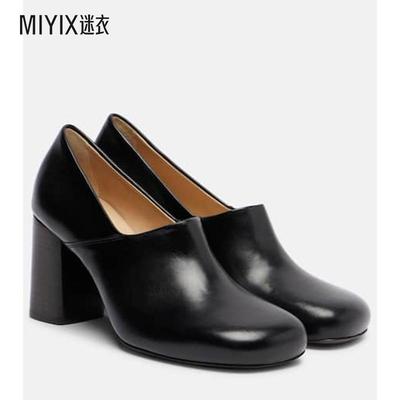 Lemaire 女款Anatomic 80 皮质浅口鞋 迷衣时尚