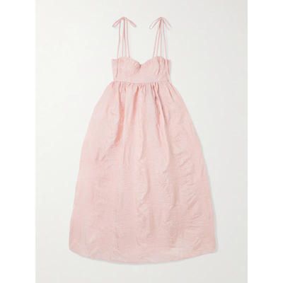 Cecilie Bahnsen 女士 SS26 中长连衣裙 Alena 提花