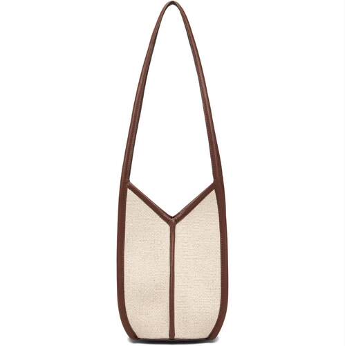 Hereu 女士 单肩包 灰白色 Calella Bucket Canvas