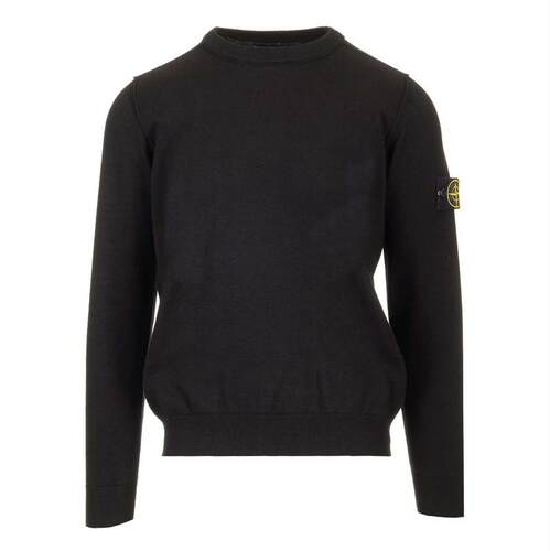 Stone Island 石头岛 男士 毛衣 Stone Island 指南针贴片圆领