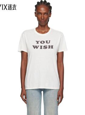 R13 女款灰白色 You Wish Boy T 恤 迷衣时尚