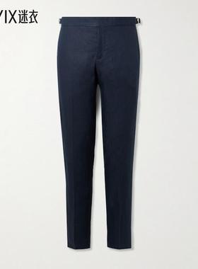 【春夏新品】Orlebar Brown 男士Griffon 锥形亚麻裤子 迷衣时尚