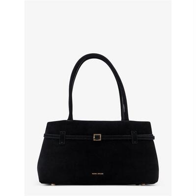 Manu Atelier 女士 SS26 单肩包 Le Cambon 横款绒面革肩包