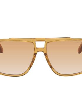 Tom Ford 男士 太阳镜 黄色 Kemp 太阳镜