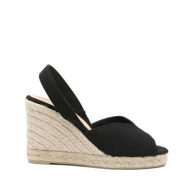 Castañer 女士 SS25 凉鞋 BRISA 帆布麻底鞋