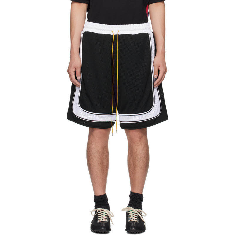 Rhude 男士 短裤 黑色  白色 Como Basketball 短裤