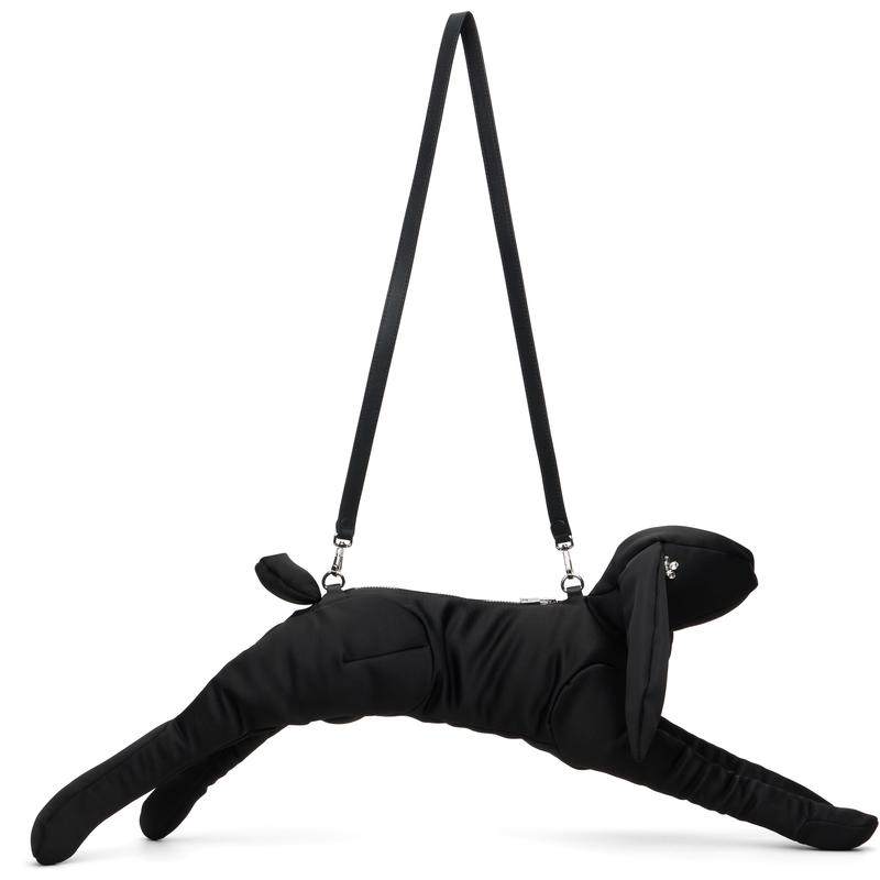 Simone Rocha 女士 单肩包 黑色 Satin Hare 单肩包