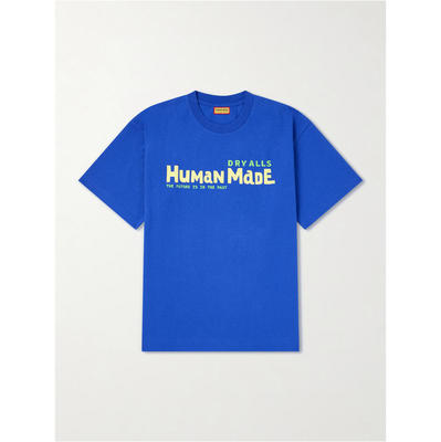 HUMAN MADE 男士 FW26 T恤 徽标印花棉针织