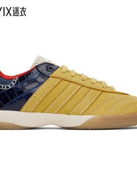Wales Bonner 女士黄色 & 海军蓝 adidas Originals 联名 MN Samb