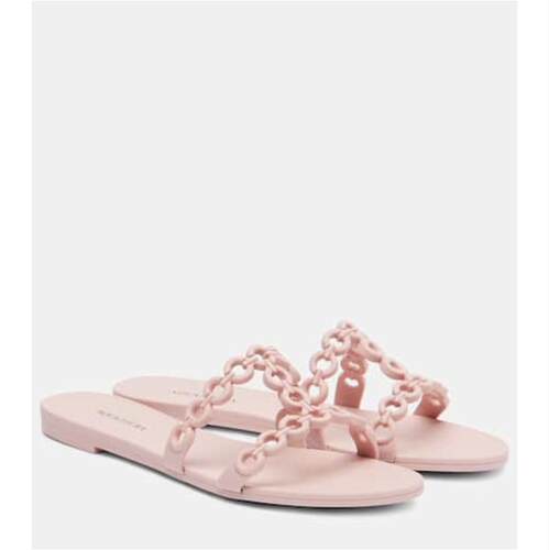 Aquazzura 女士 拖鞋 Infinity 锁链胶质凉拖