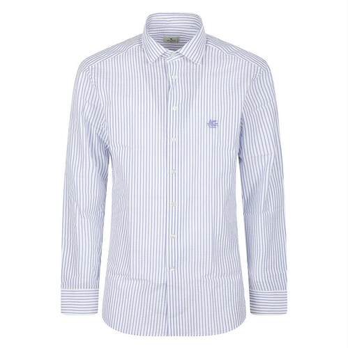 Etro 艾绰 男士 SS26 衬衫 Etro Pegaso 条纹标志