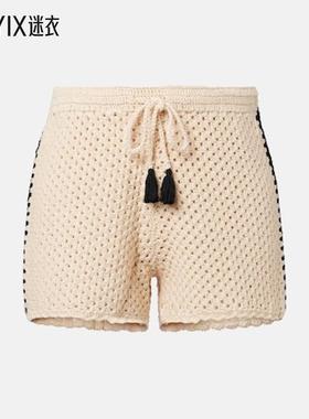 The Upside 女款Luminary Hali 钩花棉质短裤 迷衣时尚