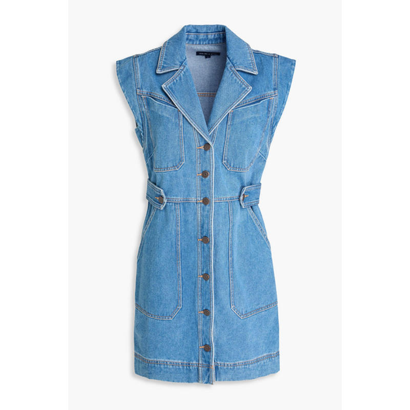 Veronica Beard 女士 短款连衣裙 Jax 牛仔迷你连衣裙