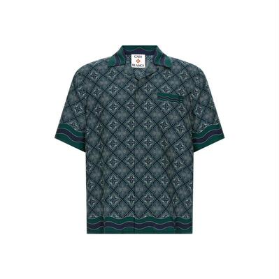 Casablanca 男士 FW26 衬衫 'Radiating Monogram'