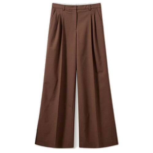 THE GARMENT 女士 FW25 长裤 阔腿褶裥裤