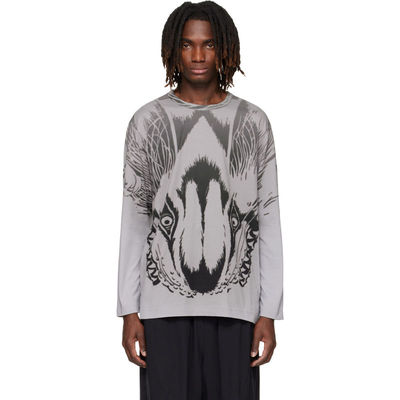 Y-3 男士 T恤 灰色 Mercedes-AMG F1 联名 Wolf Graphic